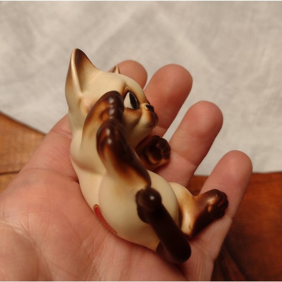 Siamese Cat Figurine,Vintage Japan Cat - Picture 2 of 6